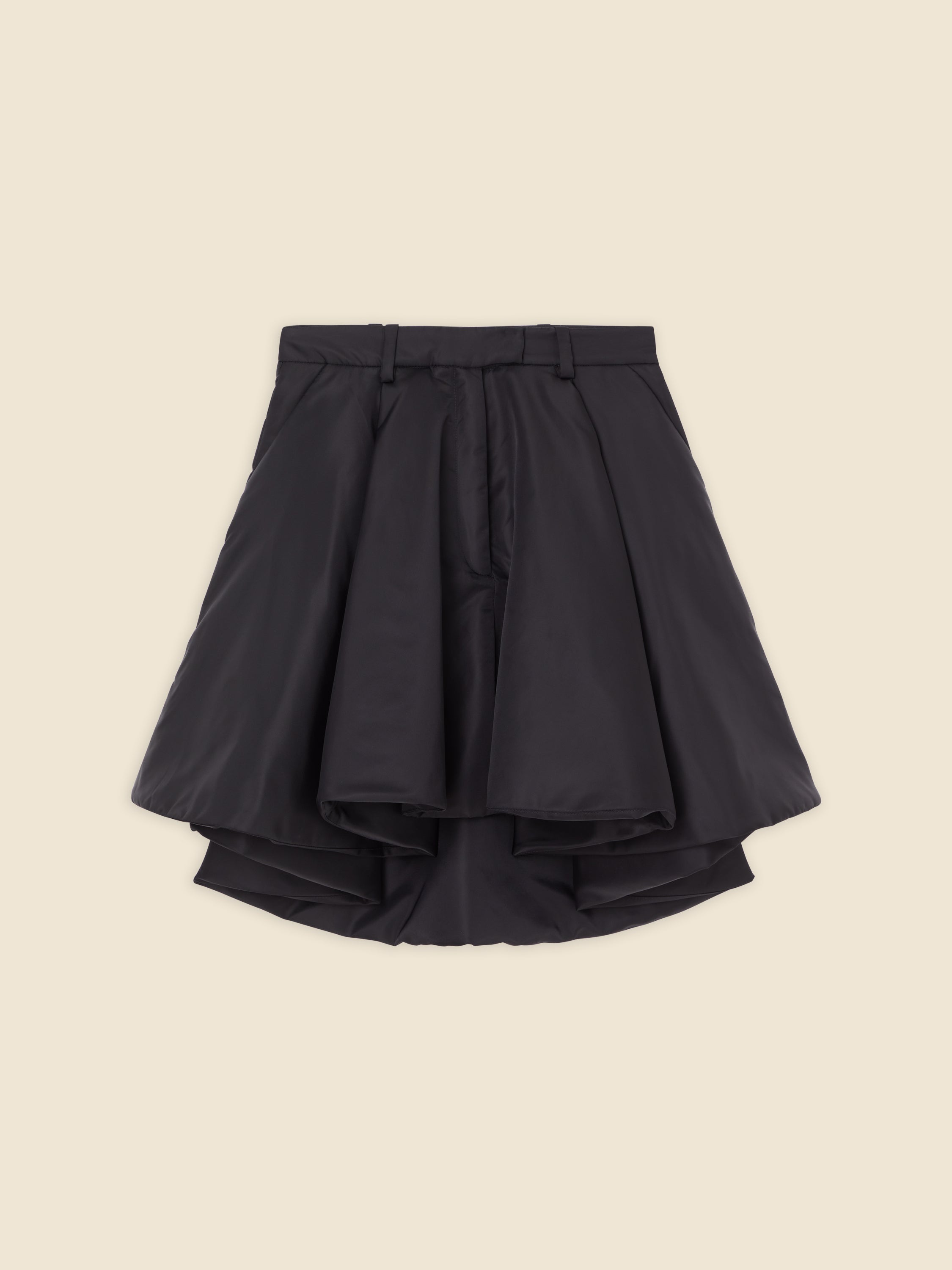 PADDED NYLON MINI SKIRT – Viktor&Rolf