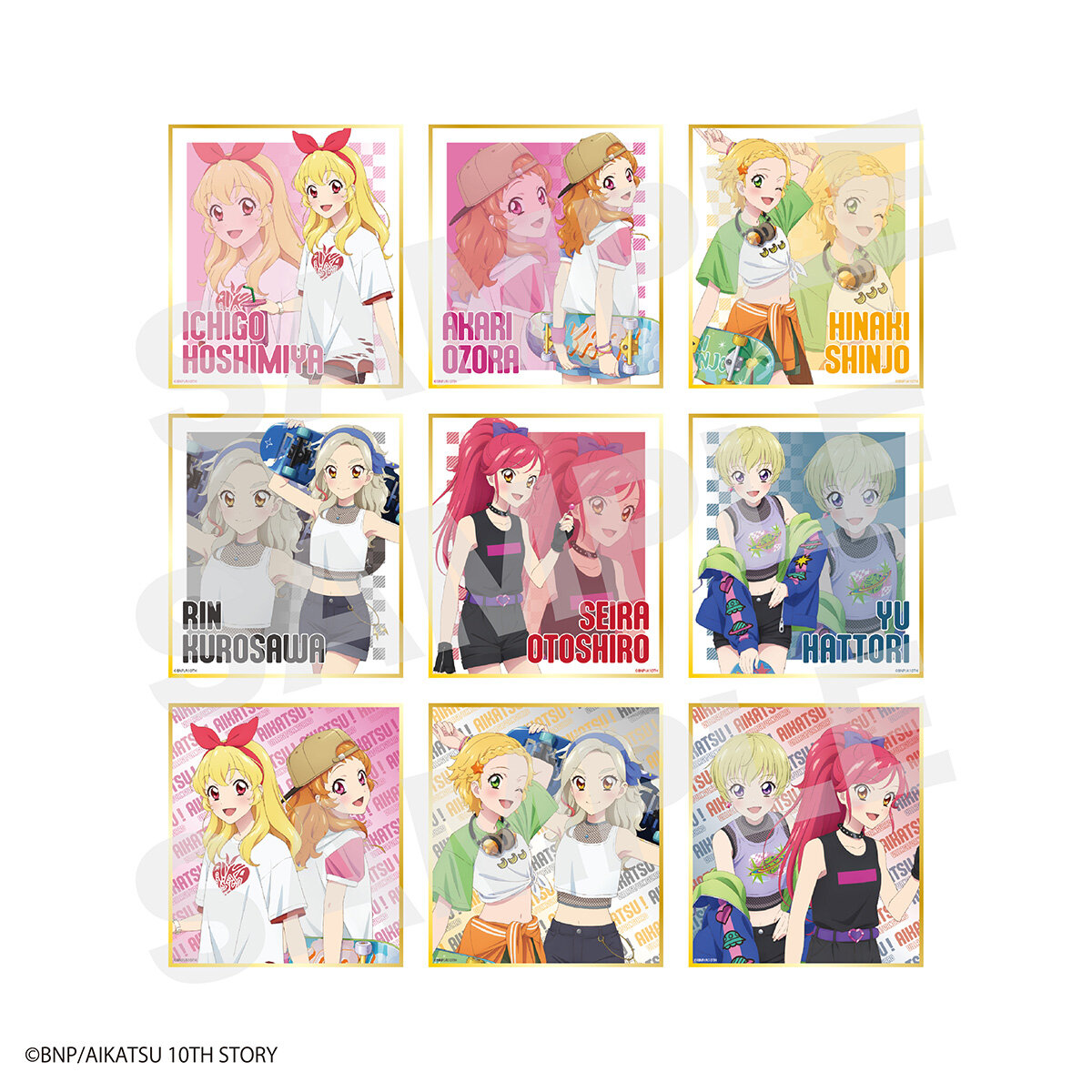 オールアイカツ！×ヴィレッジヴァンガード」コラボグッズ第7弾店頭展開