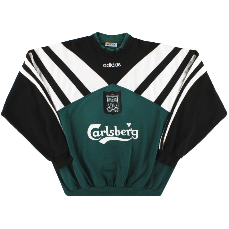 1995-96 Liverpool adidas Sweatshirt M/L | Vintage Football Shirts