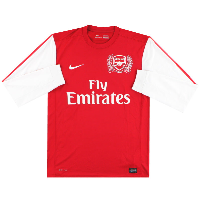 2011-12 Arsenal Nike '125th Anniversary' Home Shirt L/S M 423981
