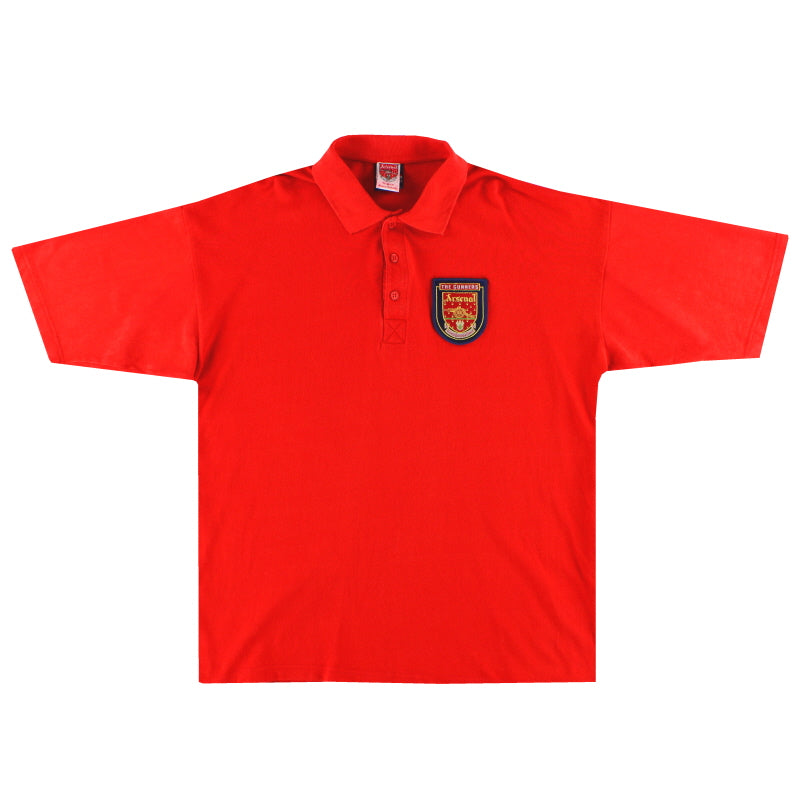1990's Arsenal Polo Shirt L | Vintage Football Shirts