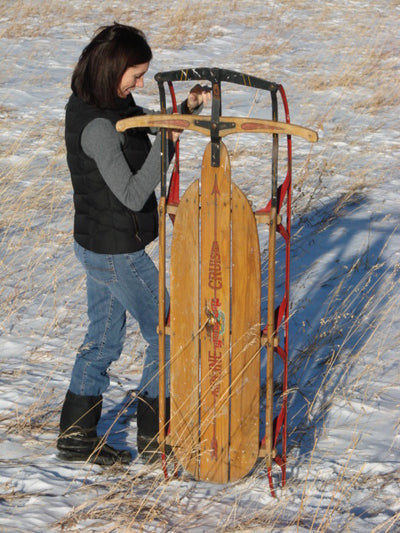 Vintage Flexible Flyer Airline Cruiser XL Sled - VintageWinter