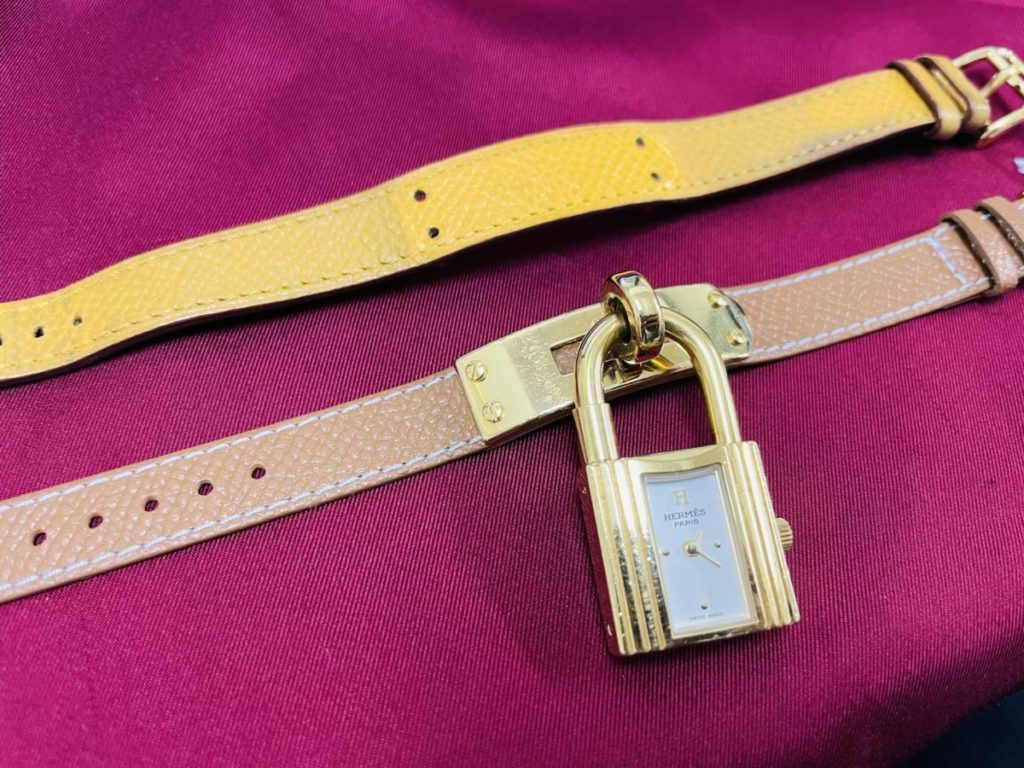 時計修理の日々 | エルメス、ケリーウォッチのベルト交換を完了しま