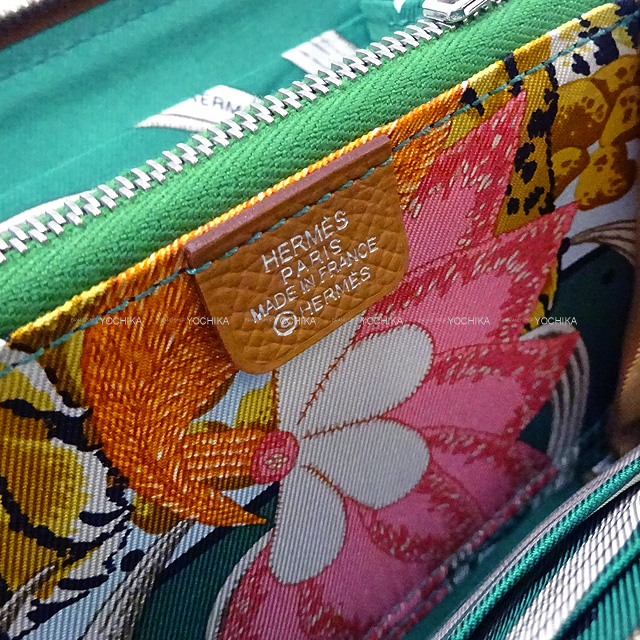 HERMES エルメス アザップシルクイン コンパクト 王者の虎 エプソン