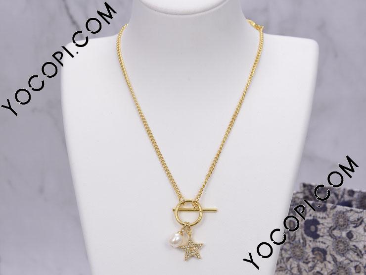 ディオール ネックレス Dior パール 星 ネックレス_アクセサリー