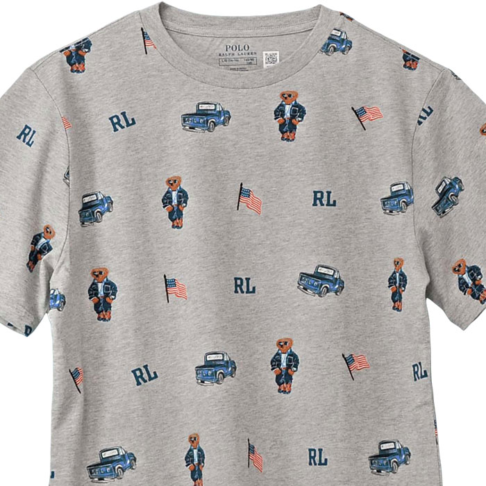 POLO ラルフローレンポロベアー 総柄 半袖Tシャツ 半袖 Tシャツ