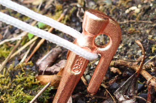 鍛造ペグ エリッゼステーク ブロンズ（メッキ塗装）18cm/28cm/38cm