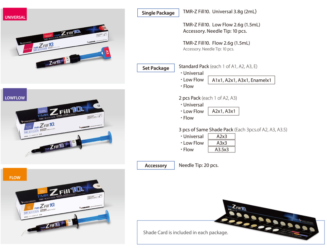 Line-up | TMR-Z Fill 10. | YAMAKIN CO., LTD. -YAMAKIN-