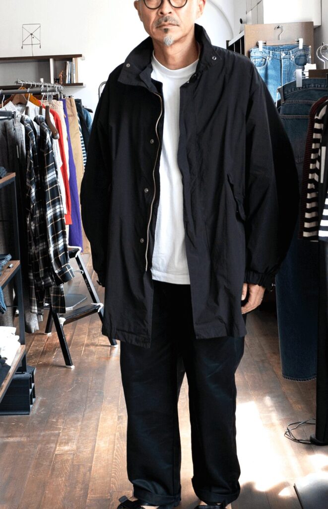 ATON AIR WEATHER SHORT MODS COAT | 大阪心斎橋のメンズ洋服の