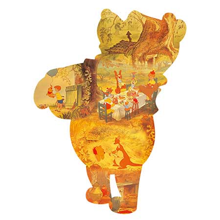 ジグソーパズルシルエット ‐くまのプーさん‐ / ジグソーパズルやのまん