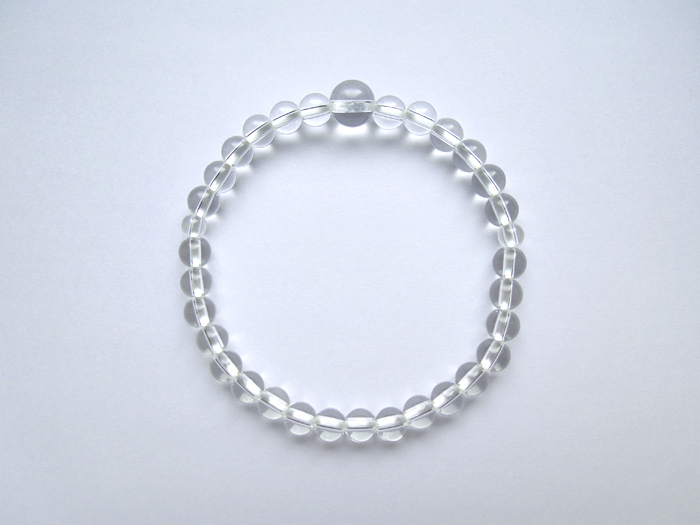 水晶6mmブレス共仕立 お数珠の安田念珠店へ｜総本山御用達 安田念珠店