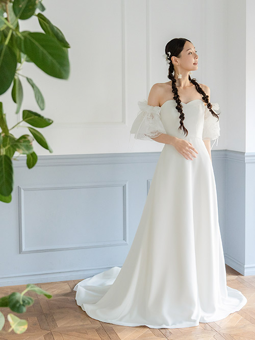 NOA0063_offwhite レース | チュノアウエディング【公式】_こだわりの