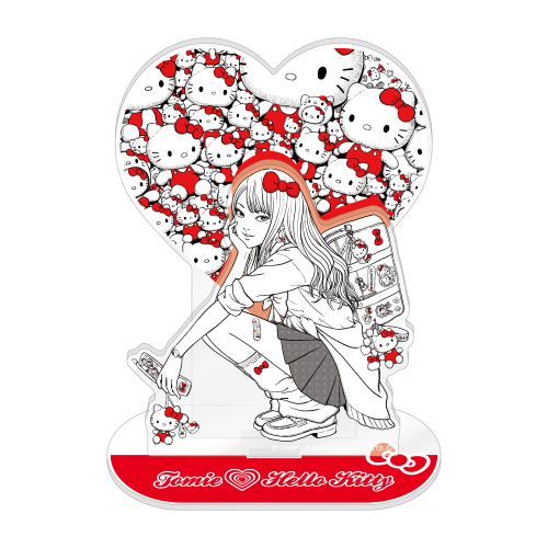 伊藤潤二×サンリオキャラクターズ アクリルスタンド ギャル富江×ハロー