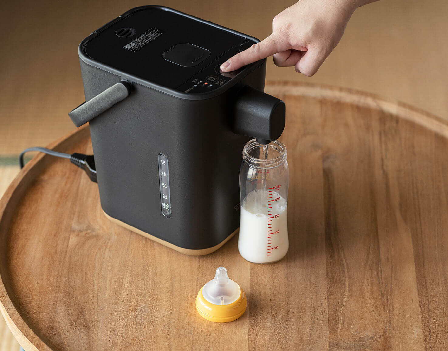 電動ポット STAN.シリーズ 1.2L 品番：CP-CA12 色柄：WA（ホワイト