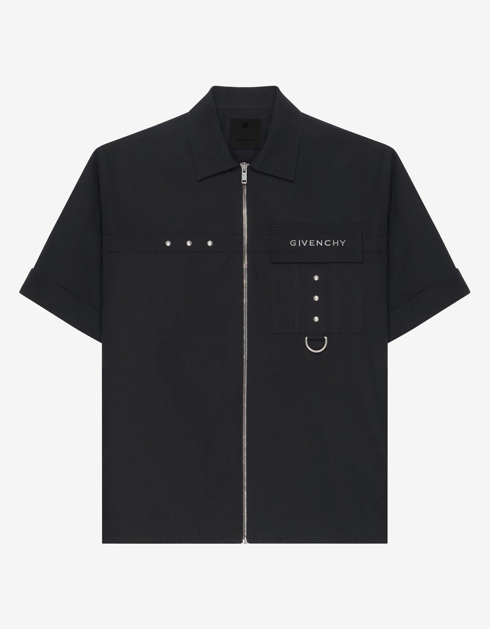 GIvenchy Black Metal Detail Shirt – Zoo Fashions