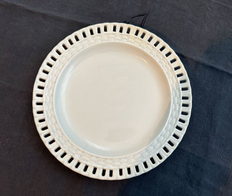 フランス・アンティーク Lunevilleリュネビル パニエプレート21cm