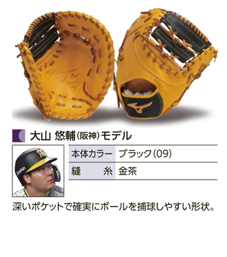 ミズノプロ・ミットオーダー（硬式）