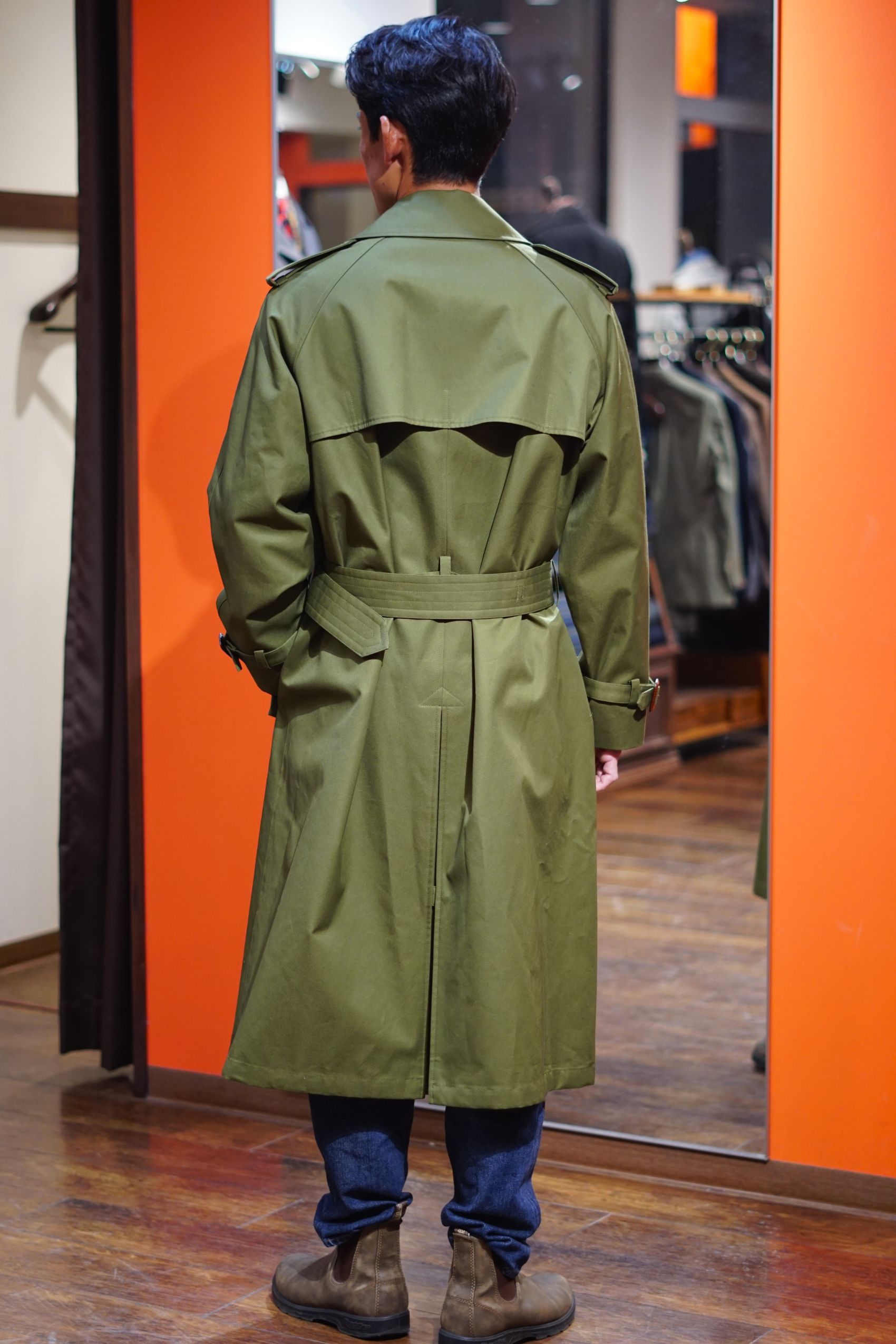 ZERBINOオリジナルトレンチコート×ベンタイルで挑む、究極の男服