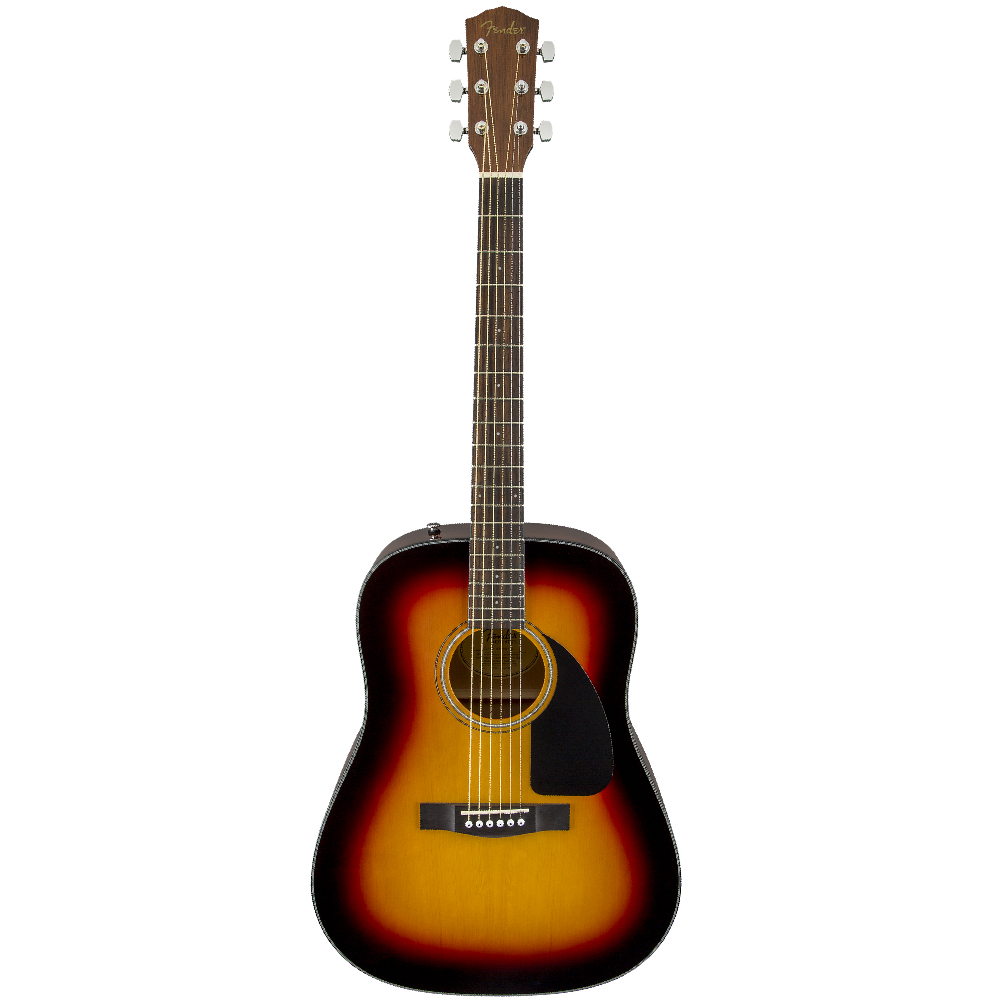 Fender CD-60 Dreadnaught Ceviz Klavye Sunburst Akustik Gitar