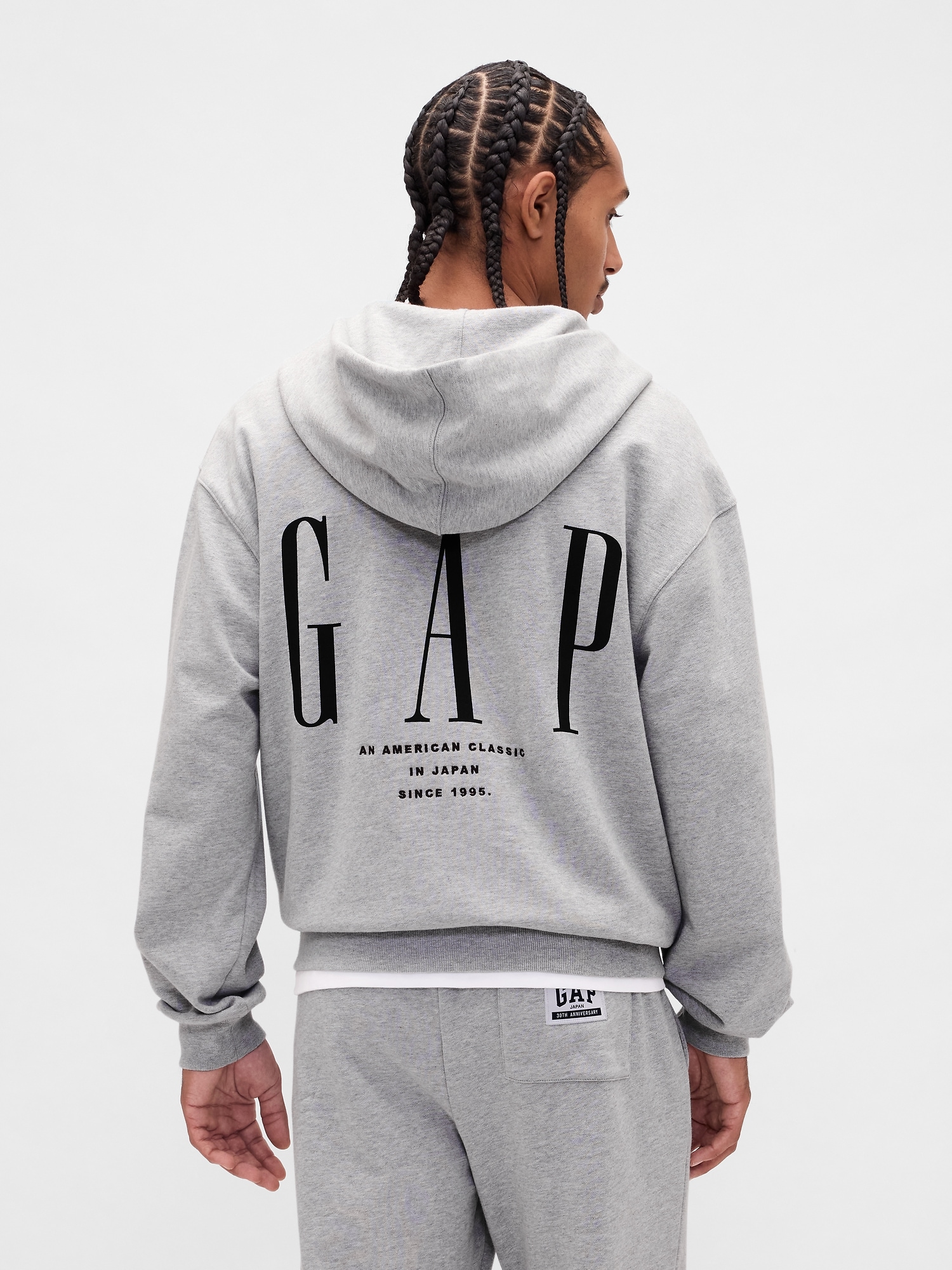 30th アニバーサリー ヘビーウェイト フレンチテリー GAPロゴ ジップ