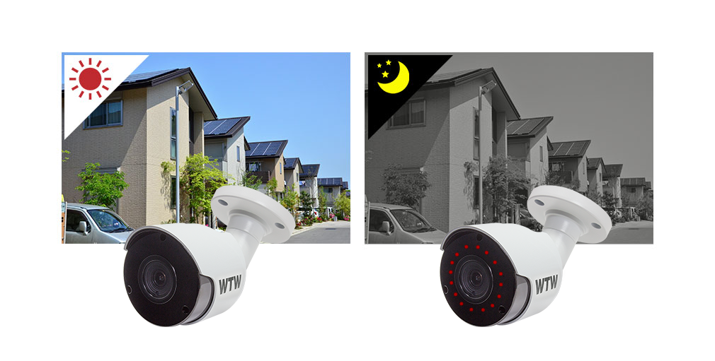 日本製録画機】4K800万画素選べる防犯カメラ1～4台【WTW 塚本無線】