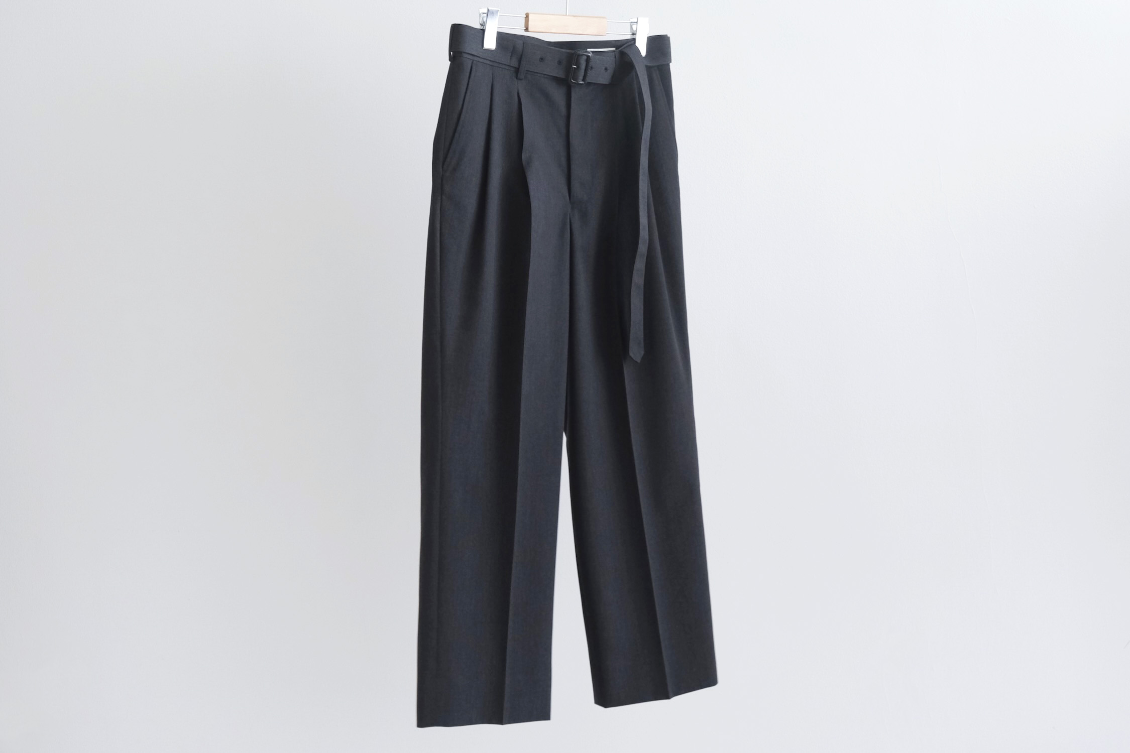 THE SLACKS BELTED 2TUCK - WUNDER