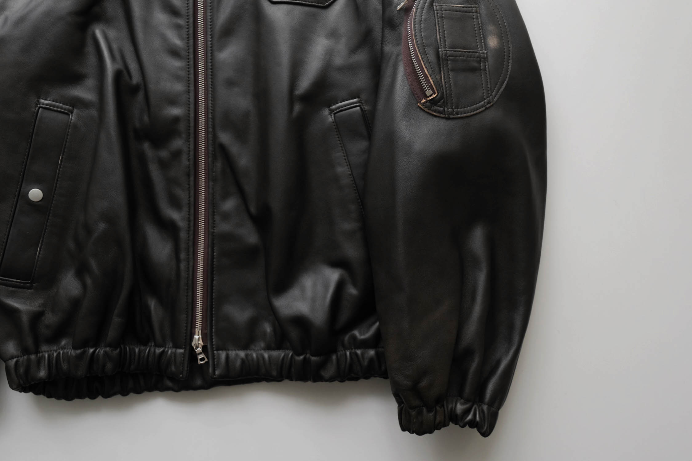 SHEEP LEATHER FLIGHT JACKET - WUNDER