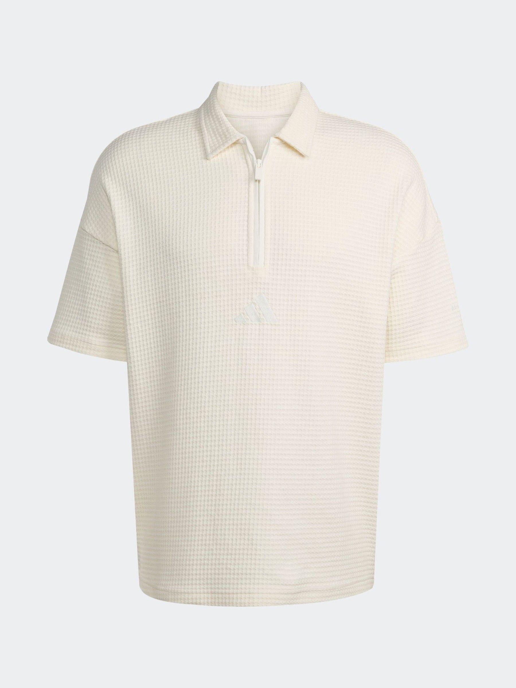 Buy adidas White All Szn Waffle Knit Half Zip Polo Shirt from Next USA