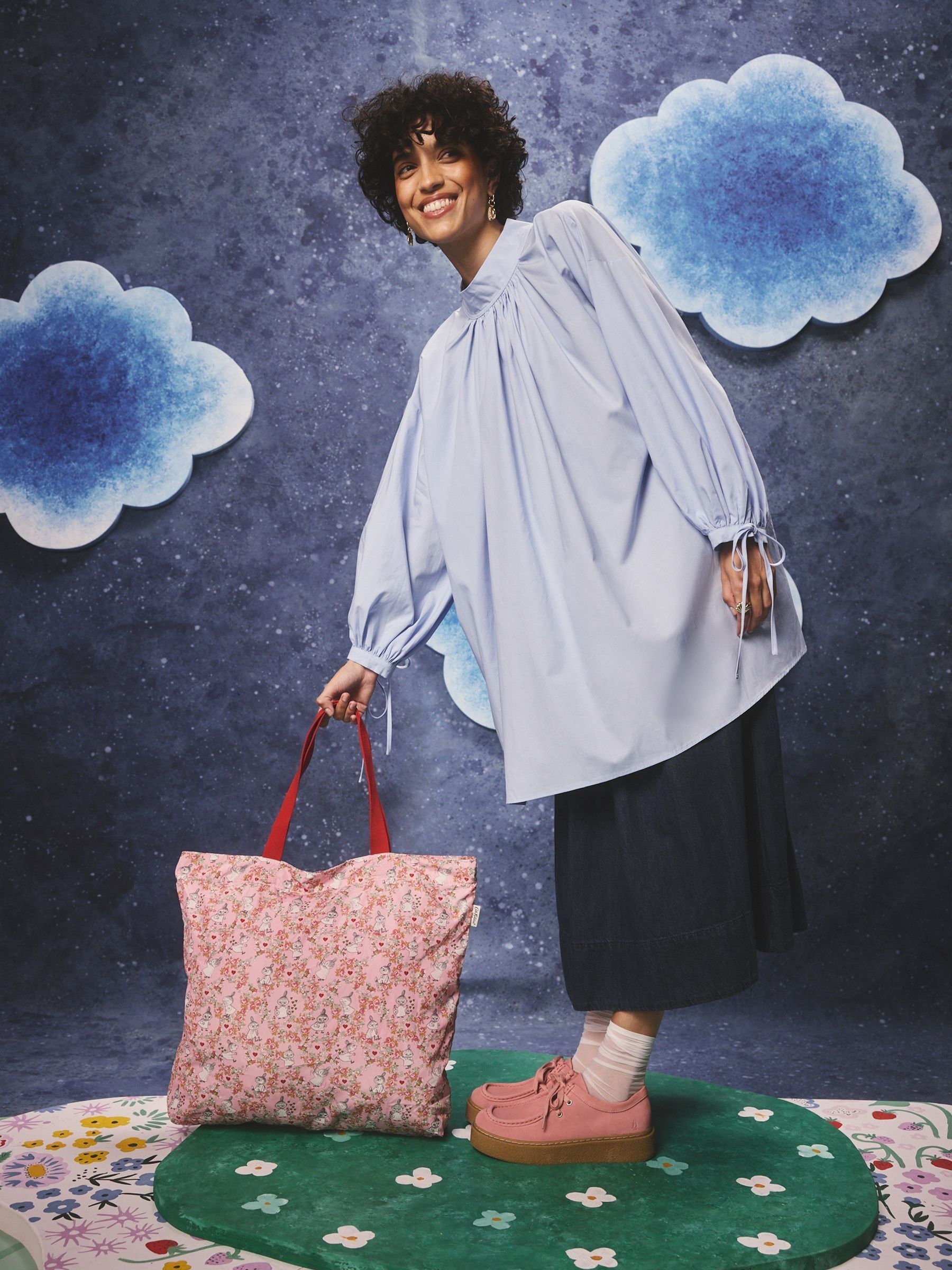 Buy Cath Kidston Pink Little My Large Moomins Foldaway Tote from