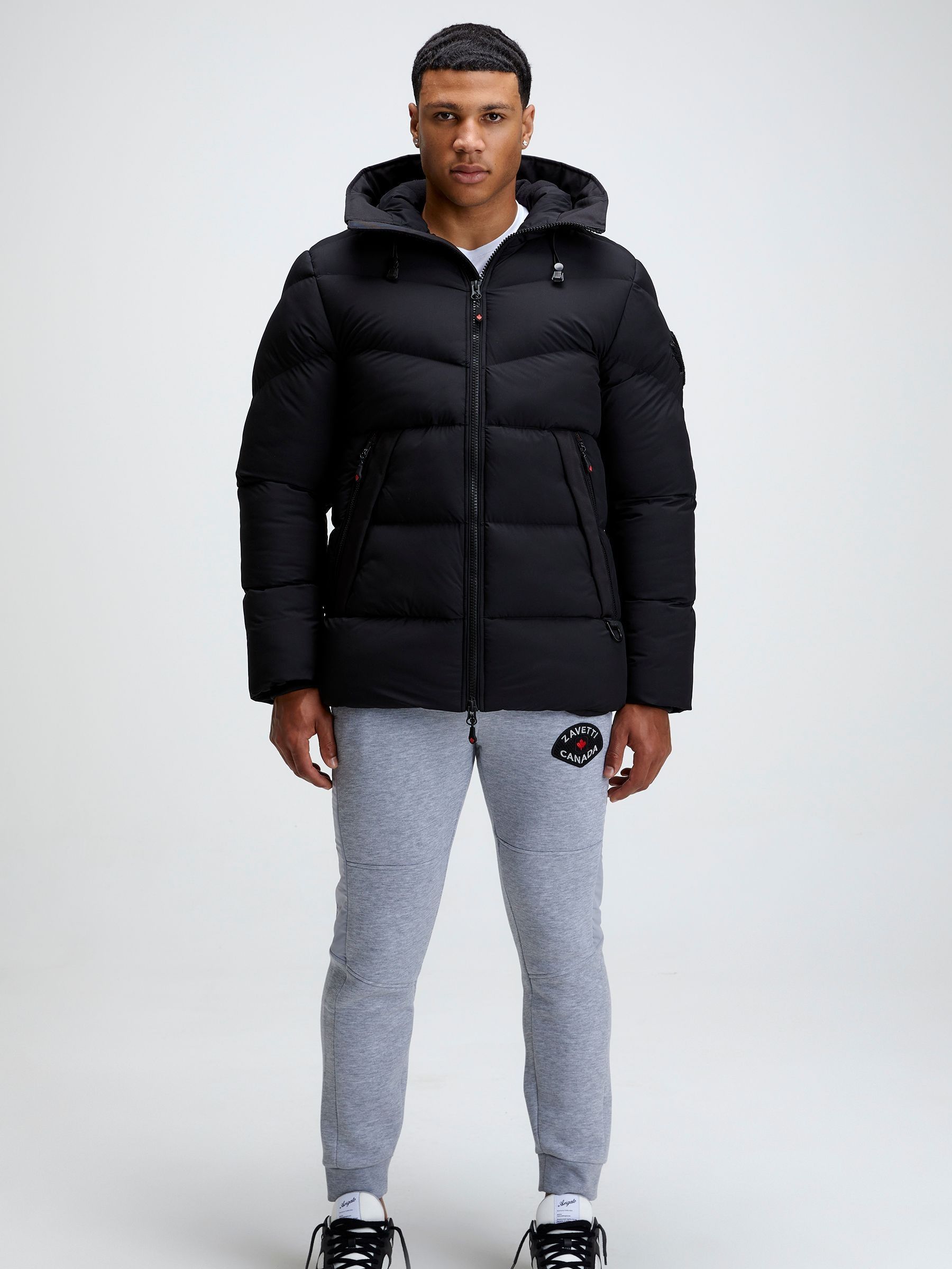 Buy Zavetti Canada Jet Black Zeoti Puffer Parka Jacket from Next USA