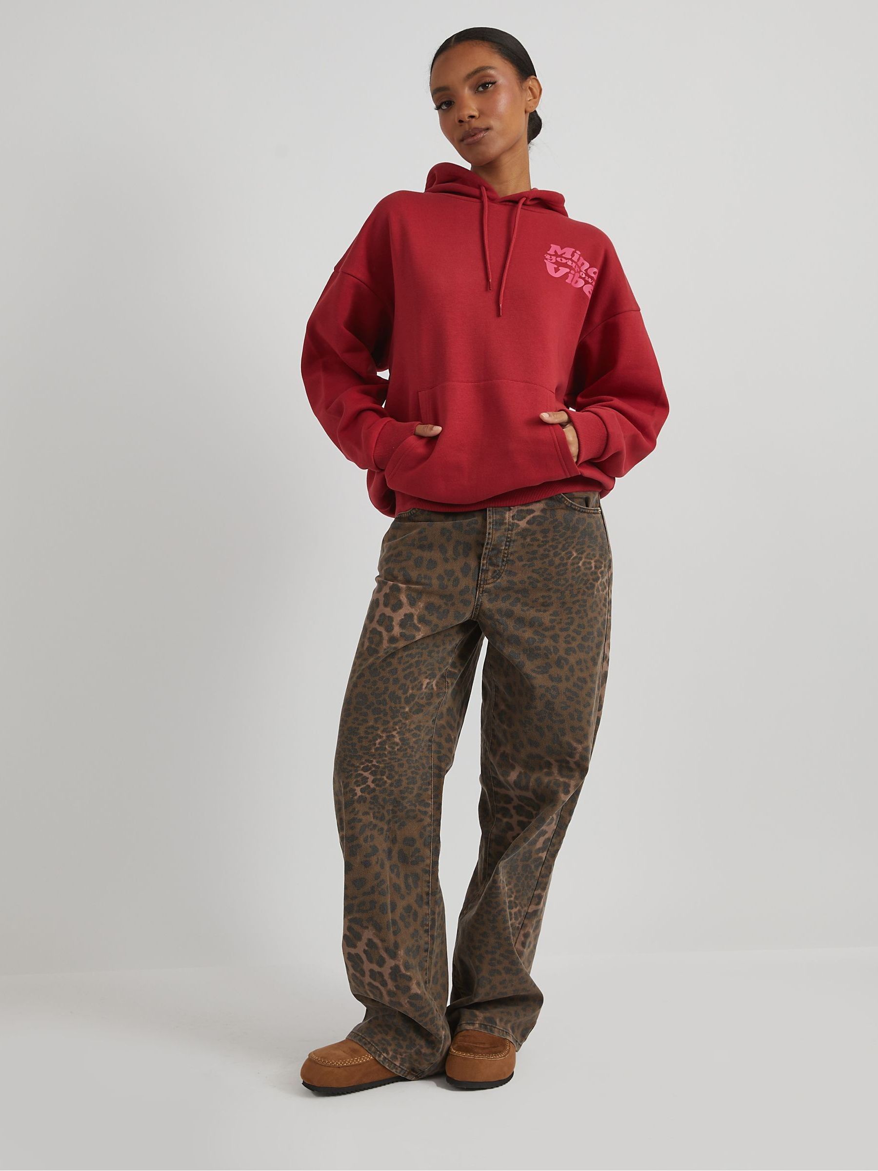 Buy Skinnydip Red Mind Your Own Vibe Cherry Hoodie from Next USA