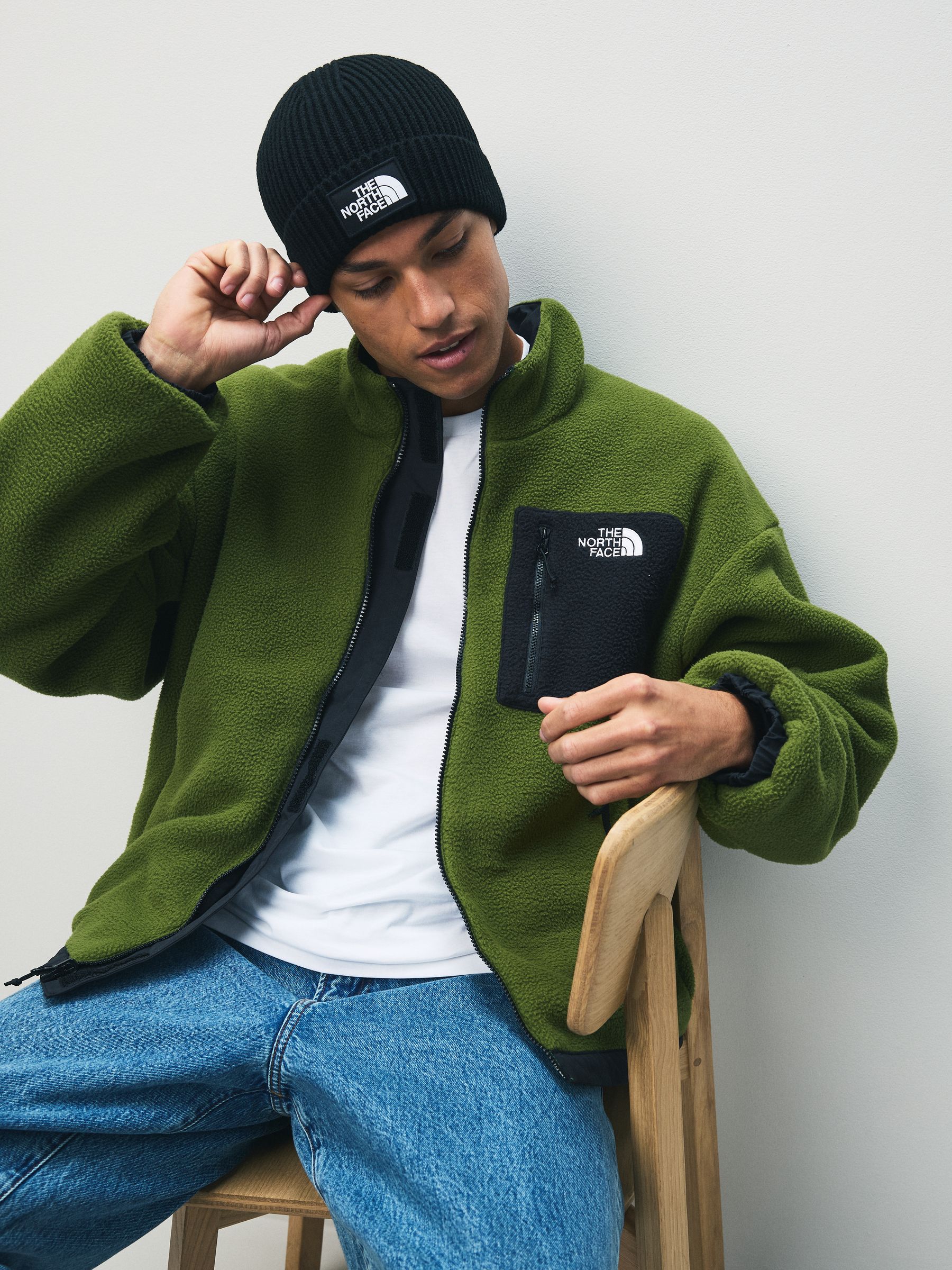Buy The North Face Green Yumiori Reversible Fleece Jacket from