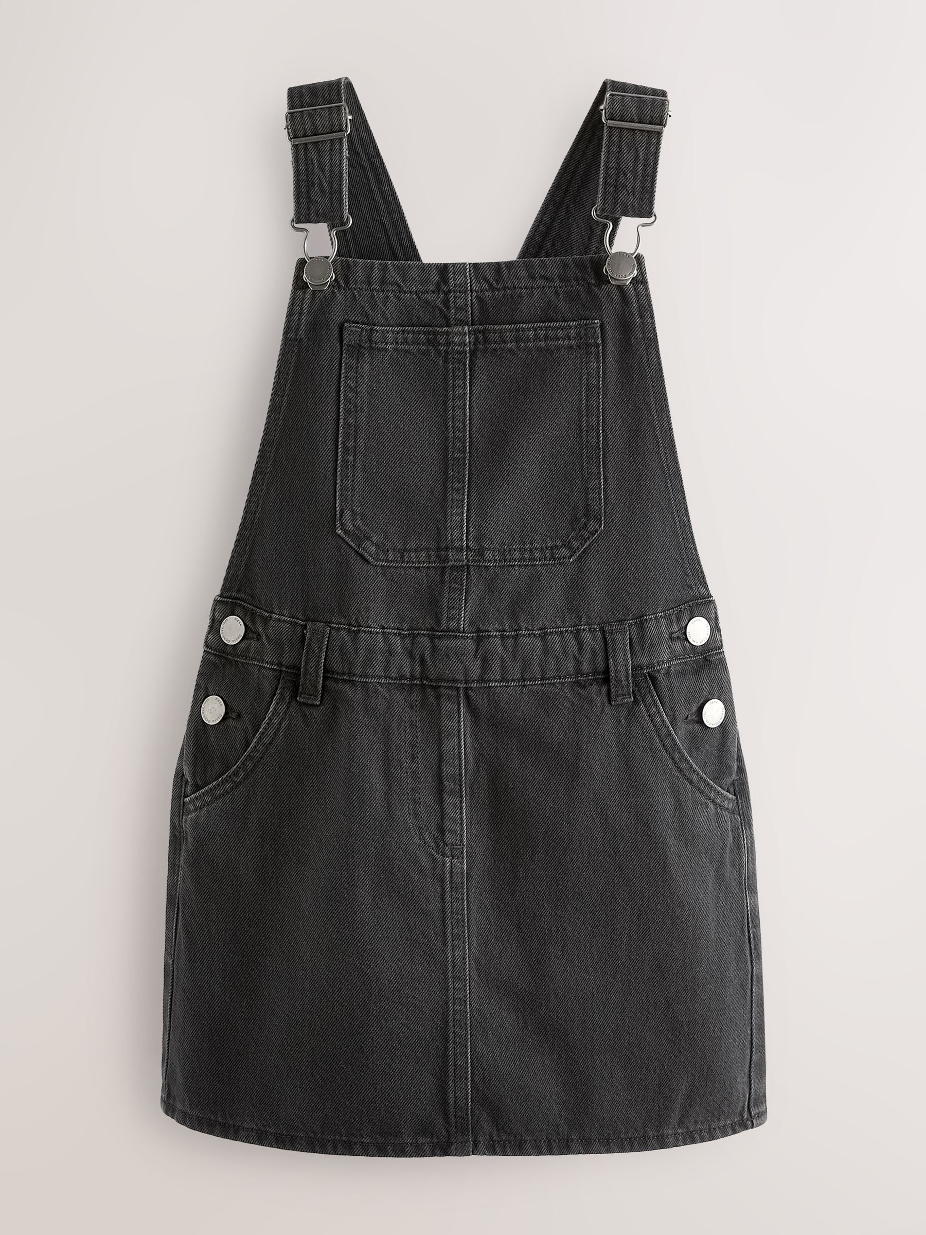 Buy Black Denim Pinafore Dress (3-16yrs) from Next USA