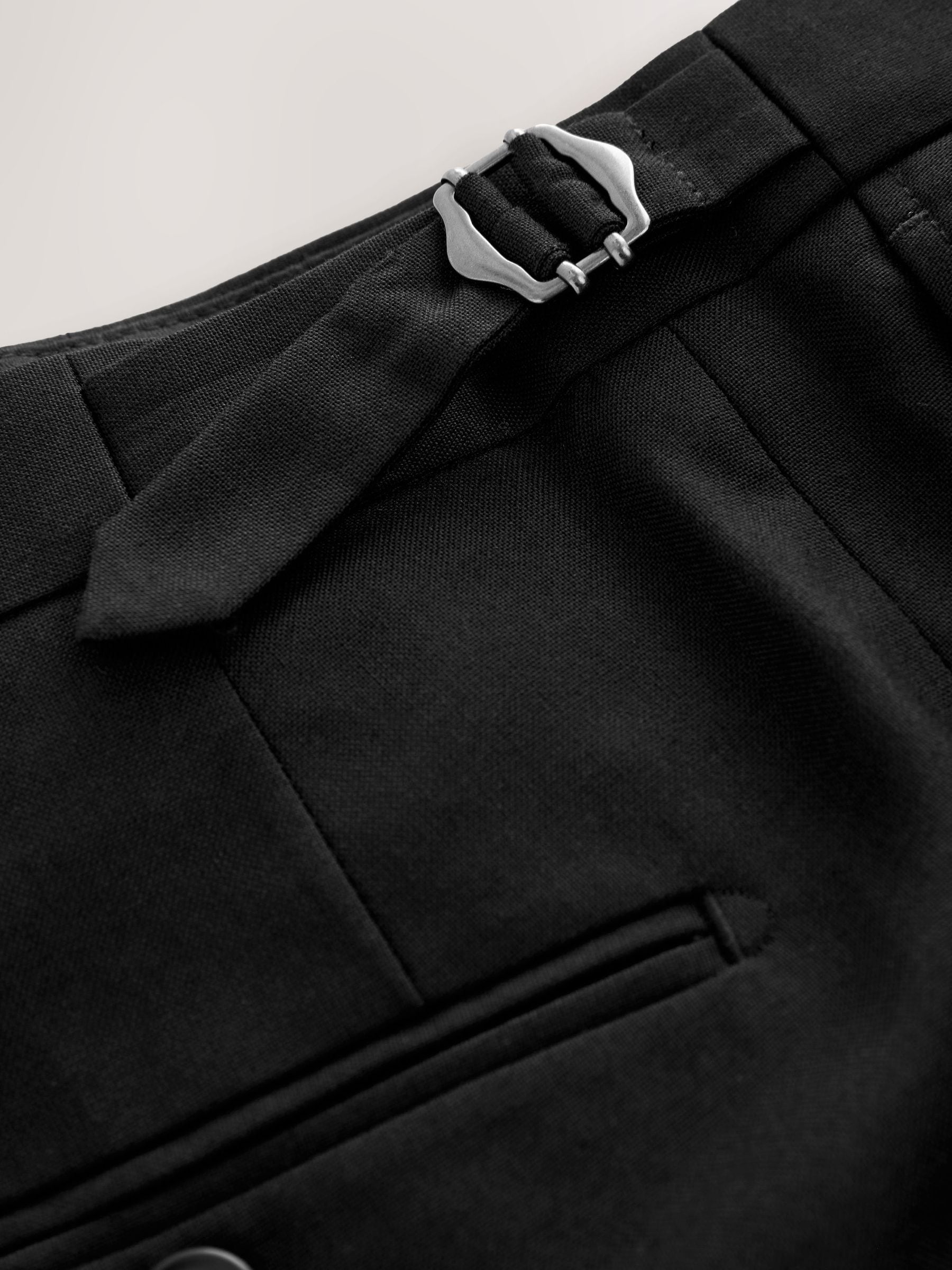 Buy Black Slim Fit Suit Trousers With Side Adjuster from Next USA