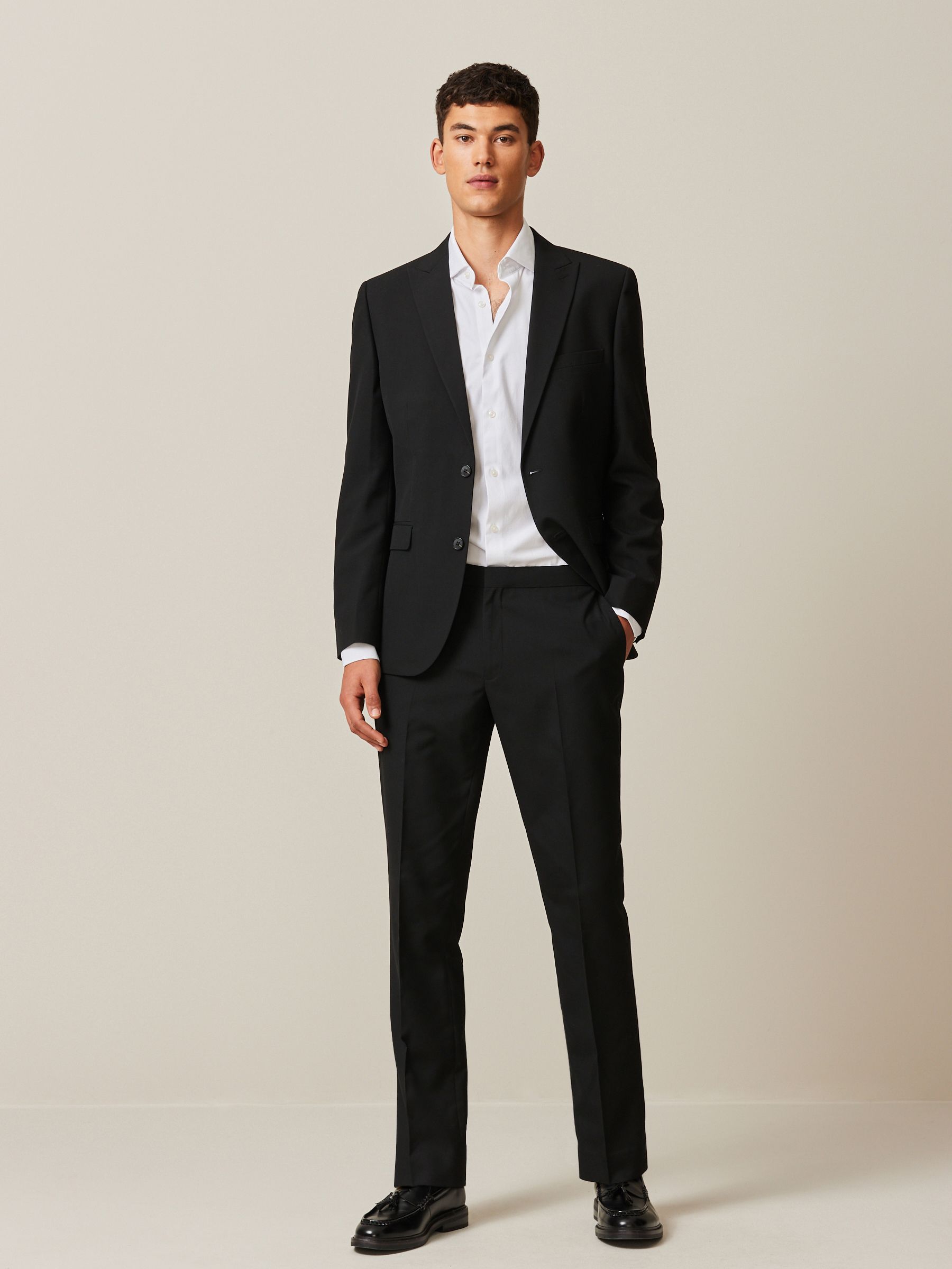Buy Black Slim Fit Suit Trousers With Side Adjuster from Next USA