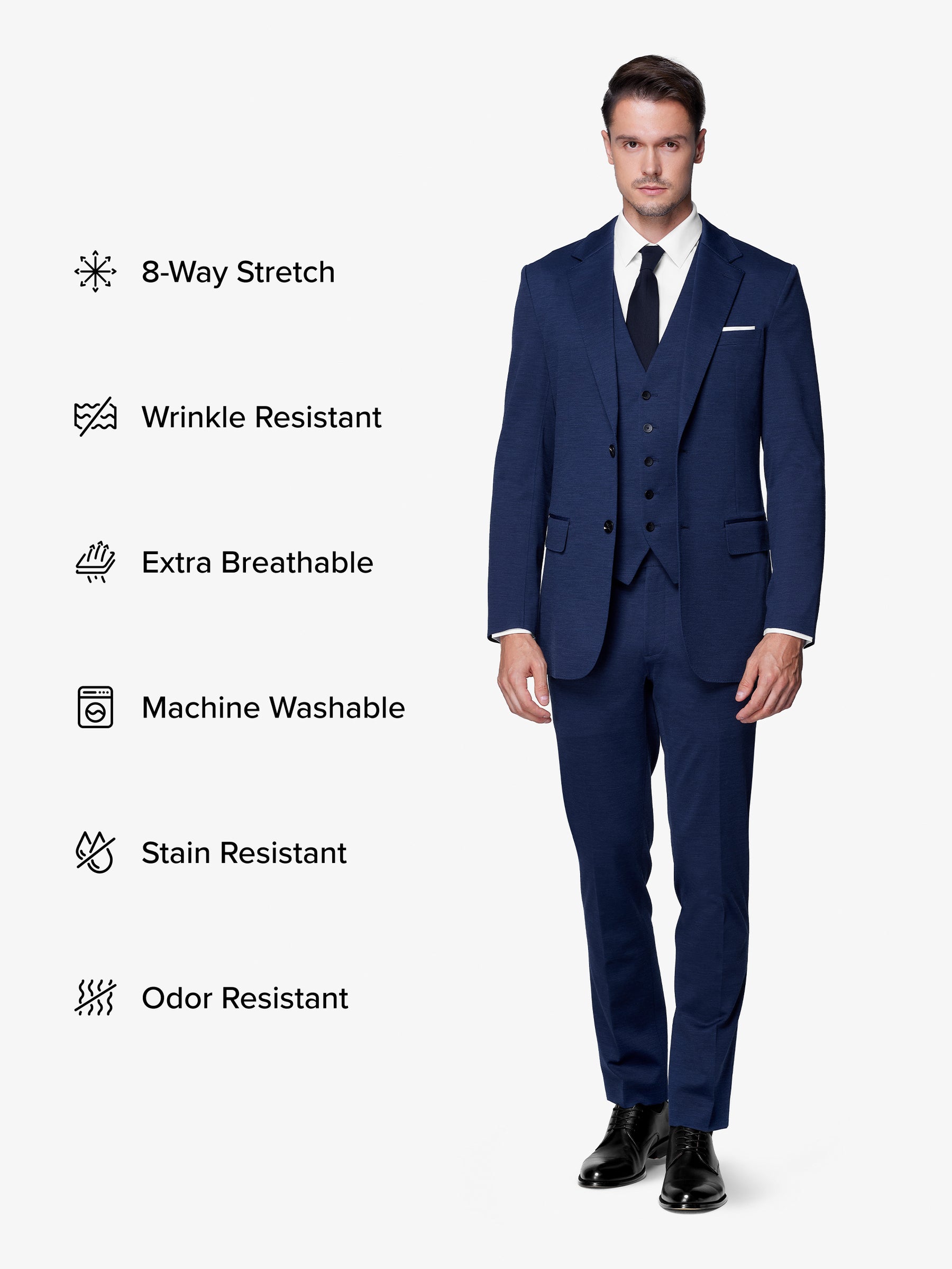 xSuit 5.0 Three-Piece - Mid-Blue