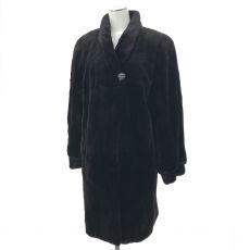 ロティニー/サガミンク/コート/ブラウン/ネーム入りの高価買取