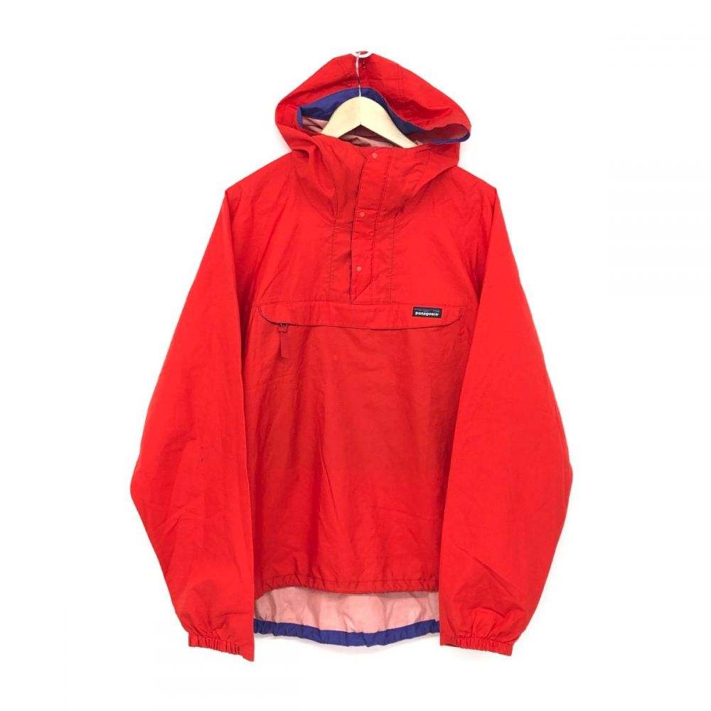 パタゴニア/アノラックジャケット/90s/雪なしタグ/レッド/袖汚れの高価