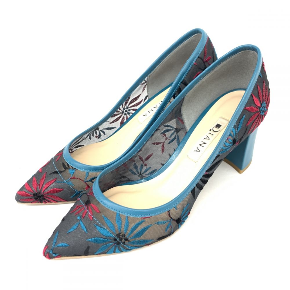 DIANA プラチナグリッター チュール 9cm 24.0cm DIANA 5cmヒール