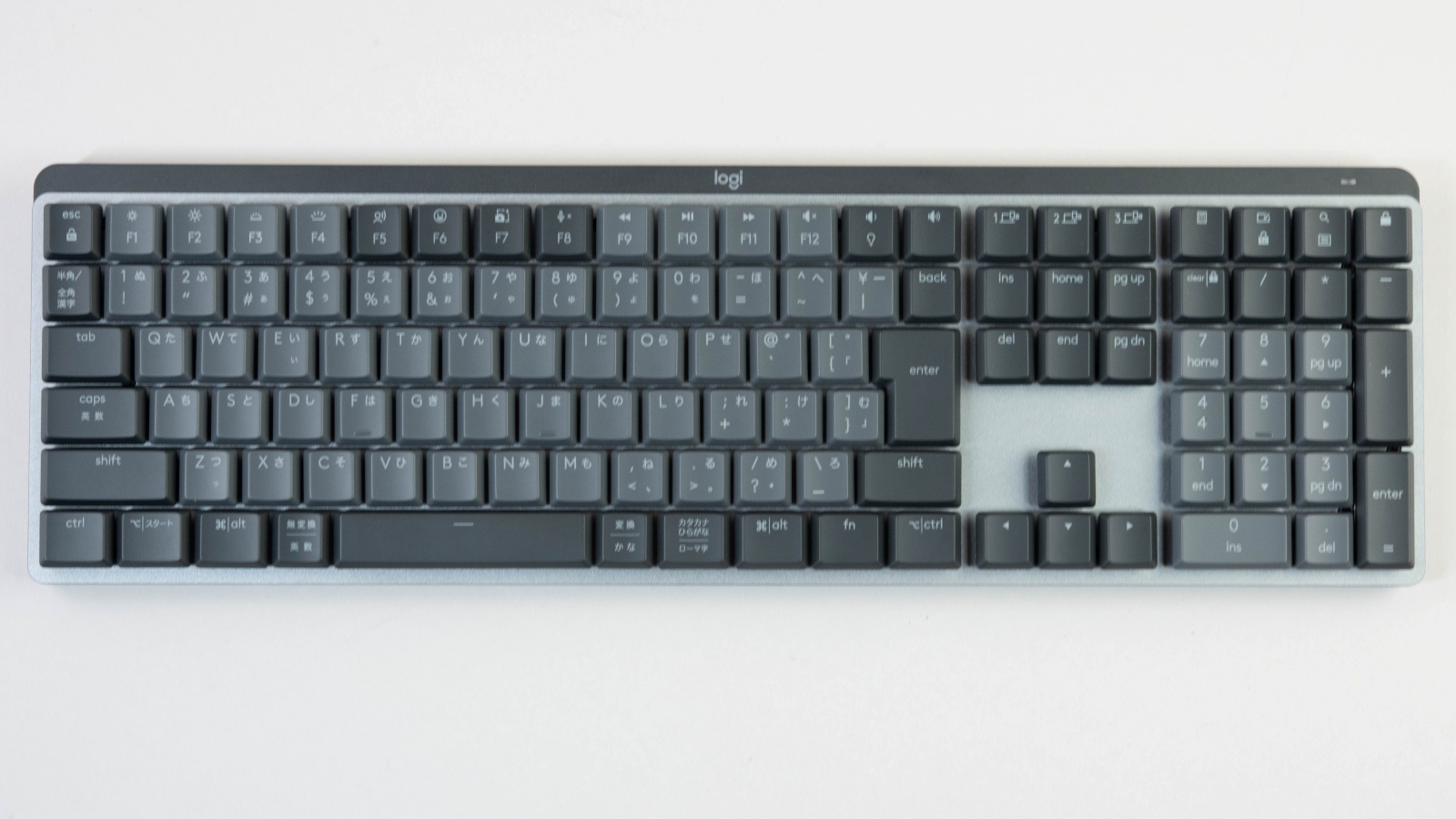 メカニカルキーボードなのにスタイリッシュ、ロジクール「MX