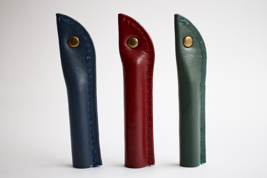 本革鉛筆キャップ（一般鉛筆用）（鉛筆キャップ・補助軸・ペンクリップ