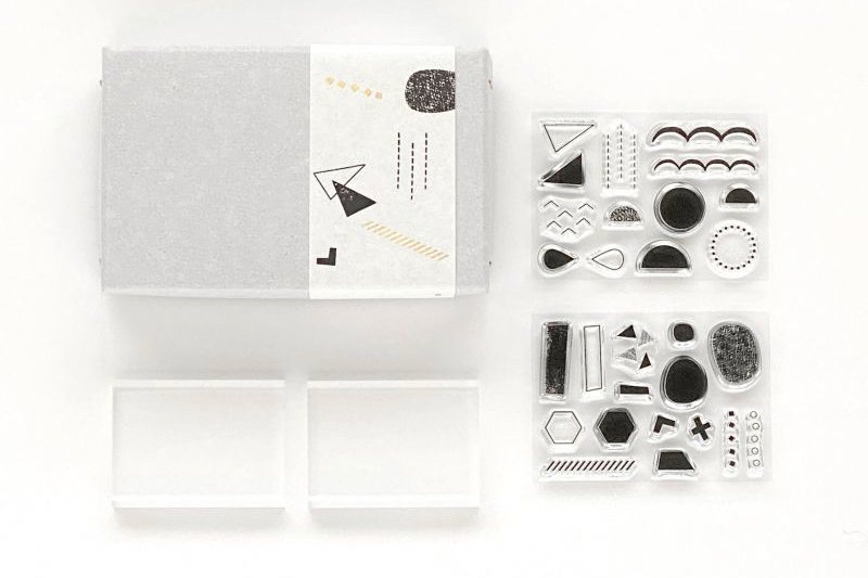 水縞/mizushima | 【取扱終了】自在ハンコ かたちセット02 / かたち