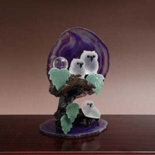 027福ふくろう｜山梨県水晶美術彫刻協同組合