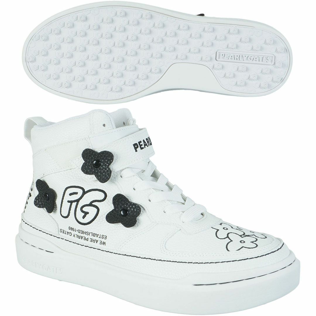 パーリーゲイツ]メンズ ロゴ×花柄ハイカットシューズ (MENS) | 【公式