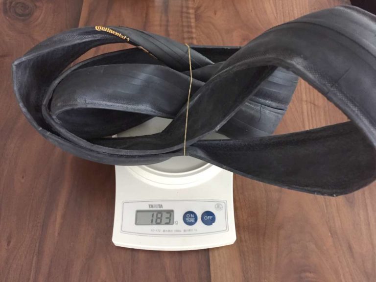 レビュー】コンチネンタルスーパーソニックの重量実測と装着