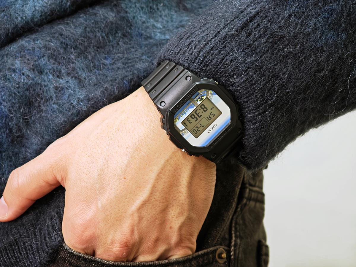 カシオ Gショック DW-5600KHFM25-1JR 葛飾北斎 made in Japan 深川万年