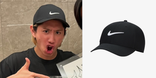 ONE OK ROCK TAKA が NIKE のストラクチャード スウッシュ キャップを