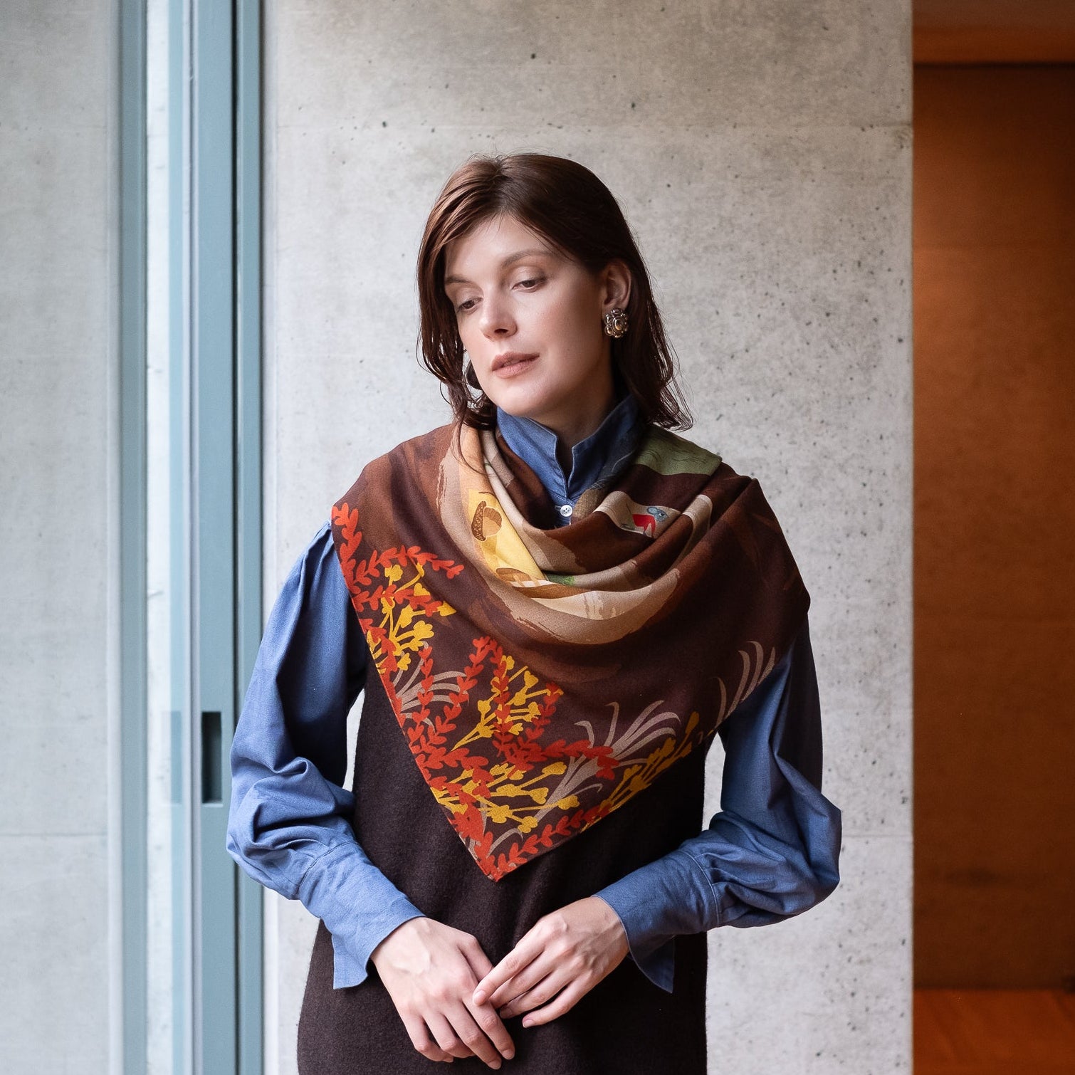 大判ウールスカーフ – YARN&COPPER