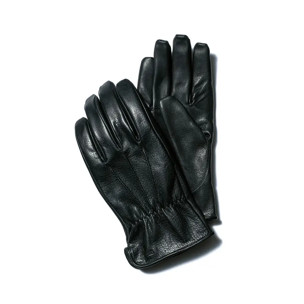 LEATHER SHORT GLOVES - DEER SKIN[ YG-01 ] | Y'2 LEATHER