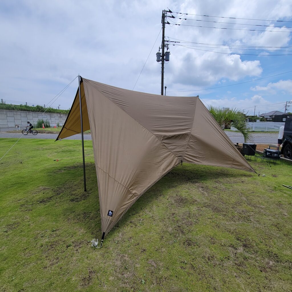 ゼインアーツ GEU】アレンジ豊富な軽量タープ｜購入レビュー＆設営アイデア